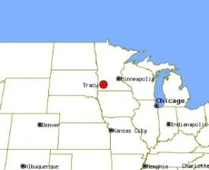 tracy minnesota on map