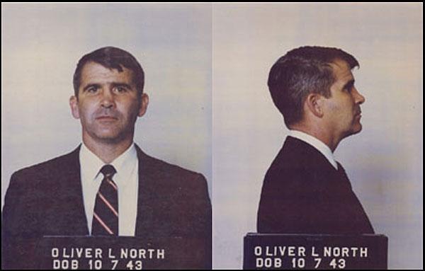 OLIVER NORTH MUG SHOT