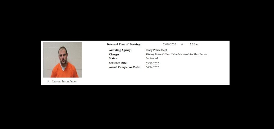 justin james larson mug shot