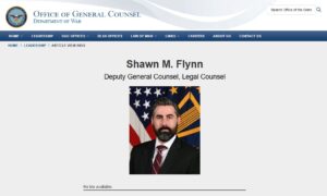 shawn m. flynn department of war