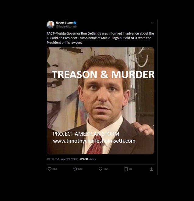 DESANTIS TREASON MURDER