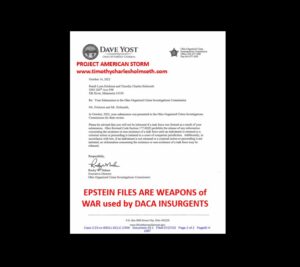 DAVE YOST DACA EPSTEIN FILES INSURGENTS OHIO FBI