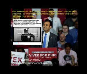 VIVEK RAMASWAMY TONY ROBBINS CHILD SEX TRAFFICKING