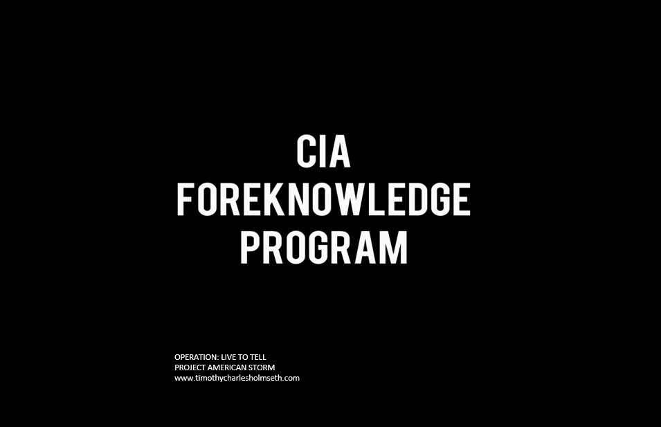 foreknowledge program cia