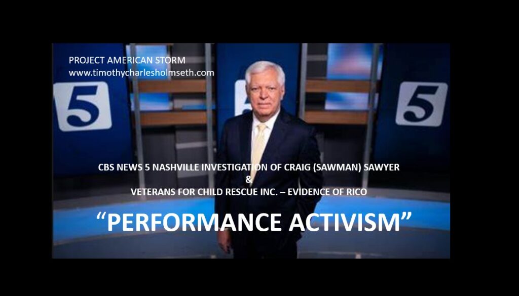 PERFORMANCE ACTIVISM PHIL WILLIAMS CRAIG SAWYER