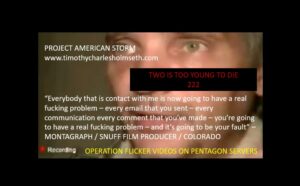 TWO IS TOO YOUNG TO DIE 222 EPSTEIN FILES OPERATION FLICKER TIMOTHY HOLMSETH