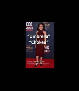 pirro jeanine umbrella choked trump holmseth timothy