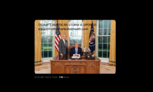TRUMP WOOD OVAL OFFICE MARCH 11 2020