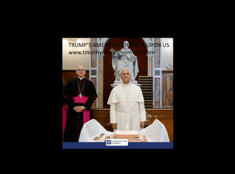 pope leo birthday cake